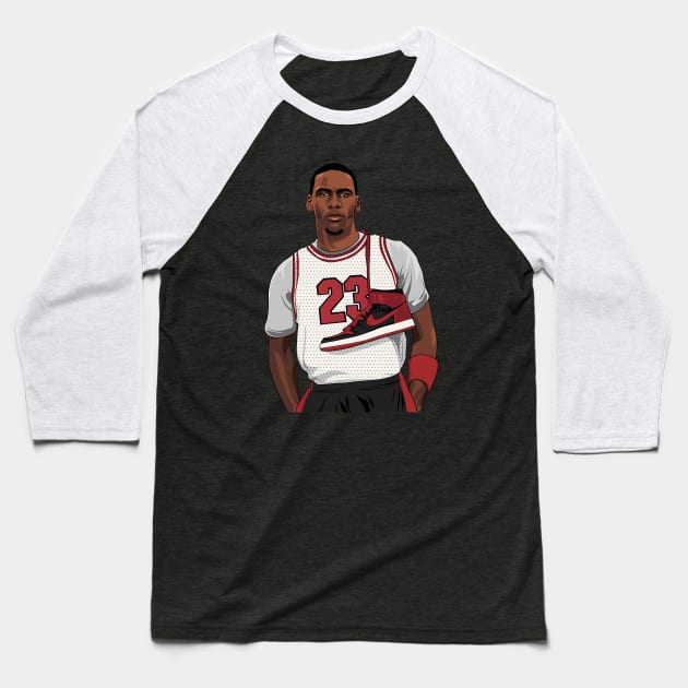 BASKETBALLART - CLASSIC JORDAN Baseball T-Shirt by JORDAN-ART23